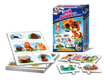 Умные игры Чей домик?  (Русский стиль)