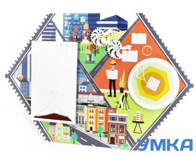 Бизиборд настенный АРХИТЕКТОР. Серия ИЗУЧАЕМ ПРОФЕССИИ