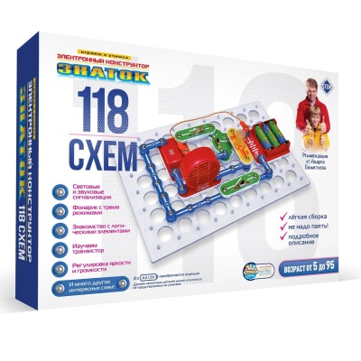 Конструктор Знаток 118 схем  арт.ZP-70820 /10