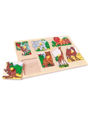 Экзотические животные Доска без подслойки (ЛЭМ)