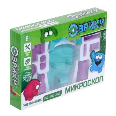 Эврики. Набор для опытов "Микроскоп. Собери сам"