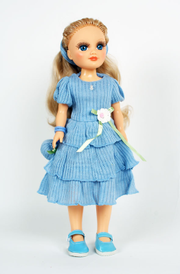 Весна. Кукла "Анастасия-Голубой Ажур" озвуч. арт.В2316/о 6