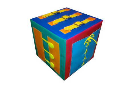 Детский игровой кубик для развития моторики (1 модуль)