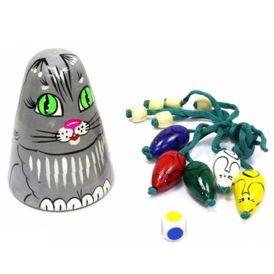 Кошки-мышки.Игра (Серый кот) (RNToys)