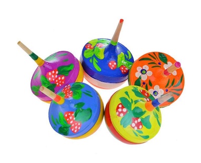 Волчок с росписью (RNToys)