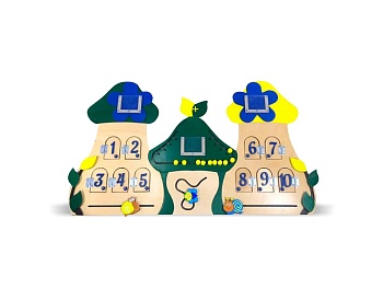 Тактильно-развивающая панель «Учимся считать»