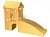 Детская горка "Замок" (2350х662х1690 мм), фанера+эмаль