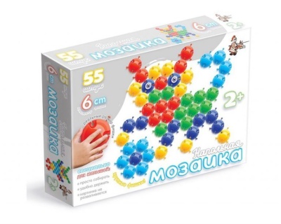 Мозаика напольная 55 шт/6 см (Десятое королевство)