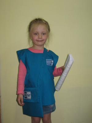 Костюм "Почтальон" накидка и сумка, х/б