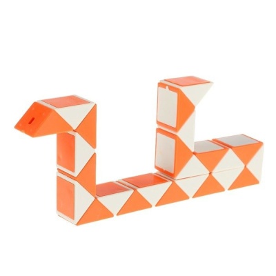 Головоломка «Змейка», цвет оранжевый