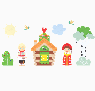 Набор бизибордов "Моя Россия"