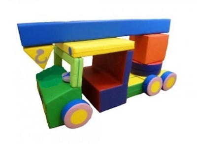 Детский конструктор "Кран" (24 модуля)