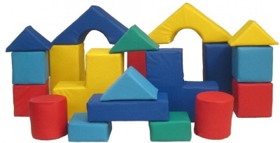 Детский конструктор  «Малыш-4» (20 модулей) (Размер: куб 20см)