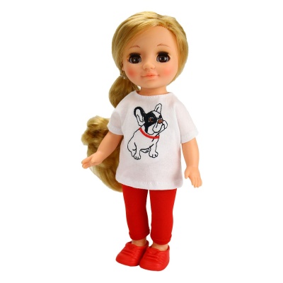 Кукла «Ася с бульдожкой», 28 см