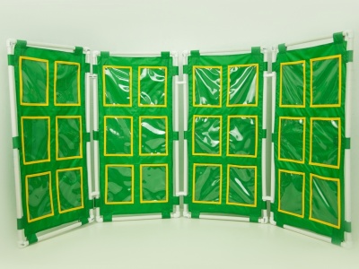 Чехол на ширму игровой с карманами из ПВХ  формата А5