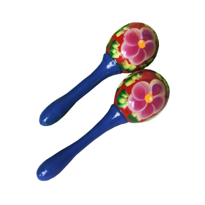 Маракасы малые с народной росписью (2 шт) (RNToys)