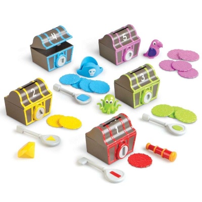 "Замки и ключи. Пиратское сокровище" (30 элементов)