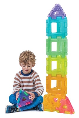 Набор Полидрон Гигант Полупрозрачный (шрифт - русский Брайль)