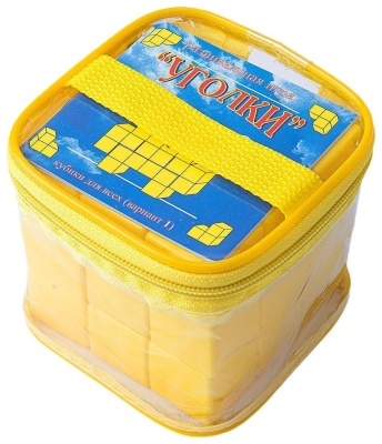 Корвет. Кубики для всех №1 "Уголки" в сумочке