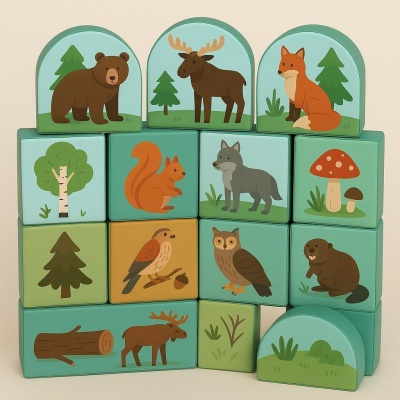 Набор мягких модулей "Природа России"