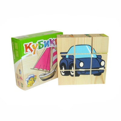 Кубики Транспорт 9 шт. (Томск)