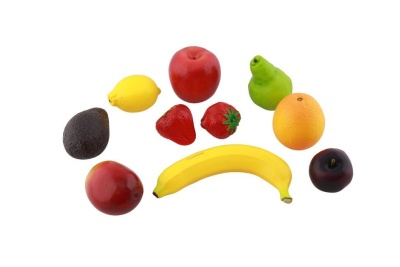 Набор реалистичных фруктов, 10шт.