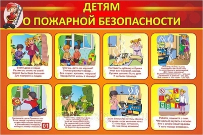 Стенд "Детям о пожарной безопасности