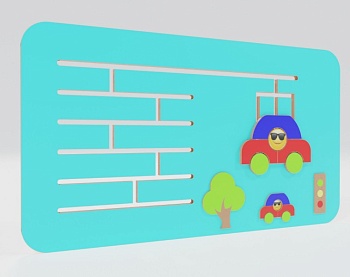 Дидактическая панель «Собери машину»