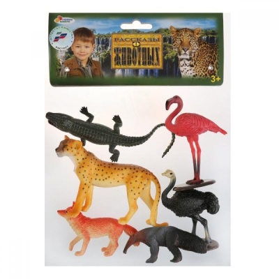 Набор из 6-и Животных северной Америки в ассорт. в пак. арт.P0006-06A