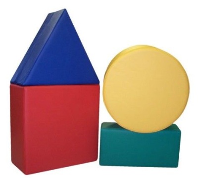 Детский конструктор «Геометрические фигуры» (4модуля)