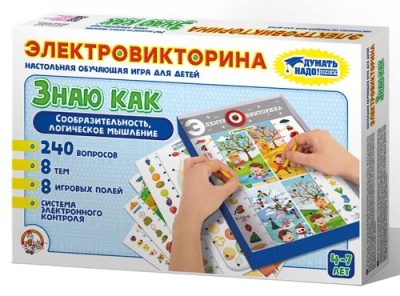 Игра настольная Электровикторина «Знаю как»