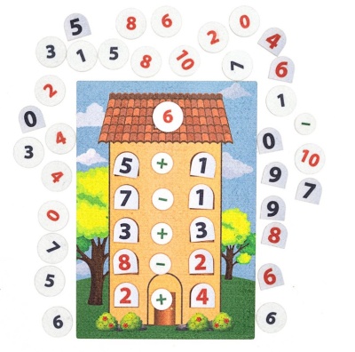 Игра Состав числа дом фетр (48 дет.) LIP1274