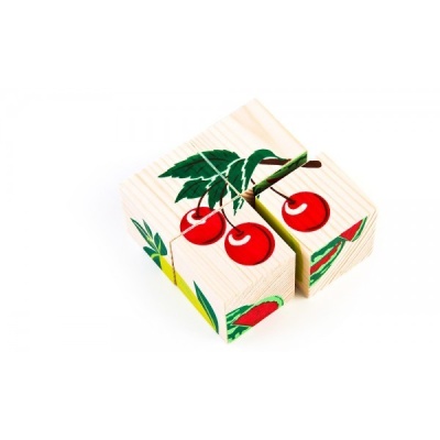 Кубики Фрукты-ягоды 4 шт. (Томск)