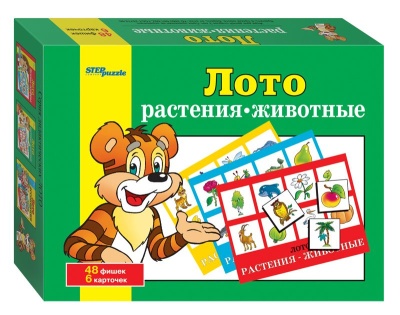 Степ. Лото арт.80303 "Растения-животные" /40