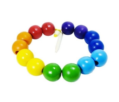 Бусы Радуга шары цветные (14 шт)(RNToys)