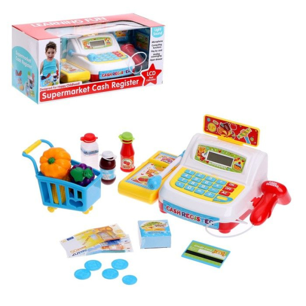 Игровой набор «Касса-калькулятор» с аксессурами