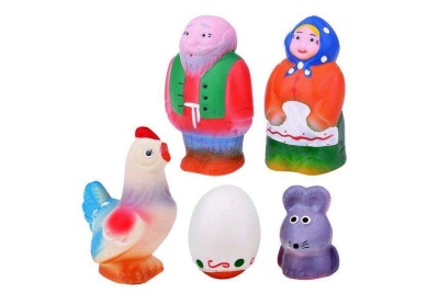 Курочка Ряба и золотое яичко п/э (5 перс.)