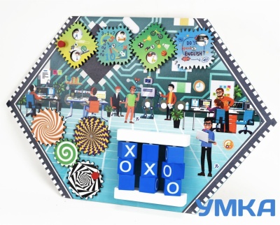 Бизиборд настенный ПРОГРАММИСТ. Серия ИЗУЧАЕМ ПРОФЕССИИ