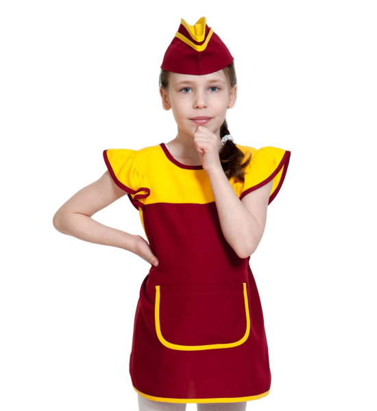Продавщица (фартук, пилотка) арт. 5258