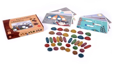 Радужные камешки "Юниор" (Эко). Набор с карточками