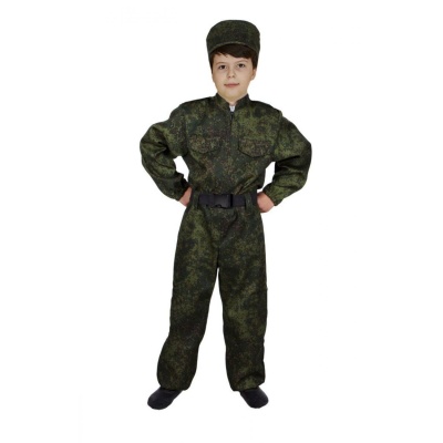 Военный (комбинезон + кепи + ремень)