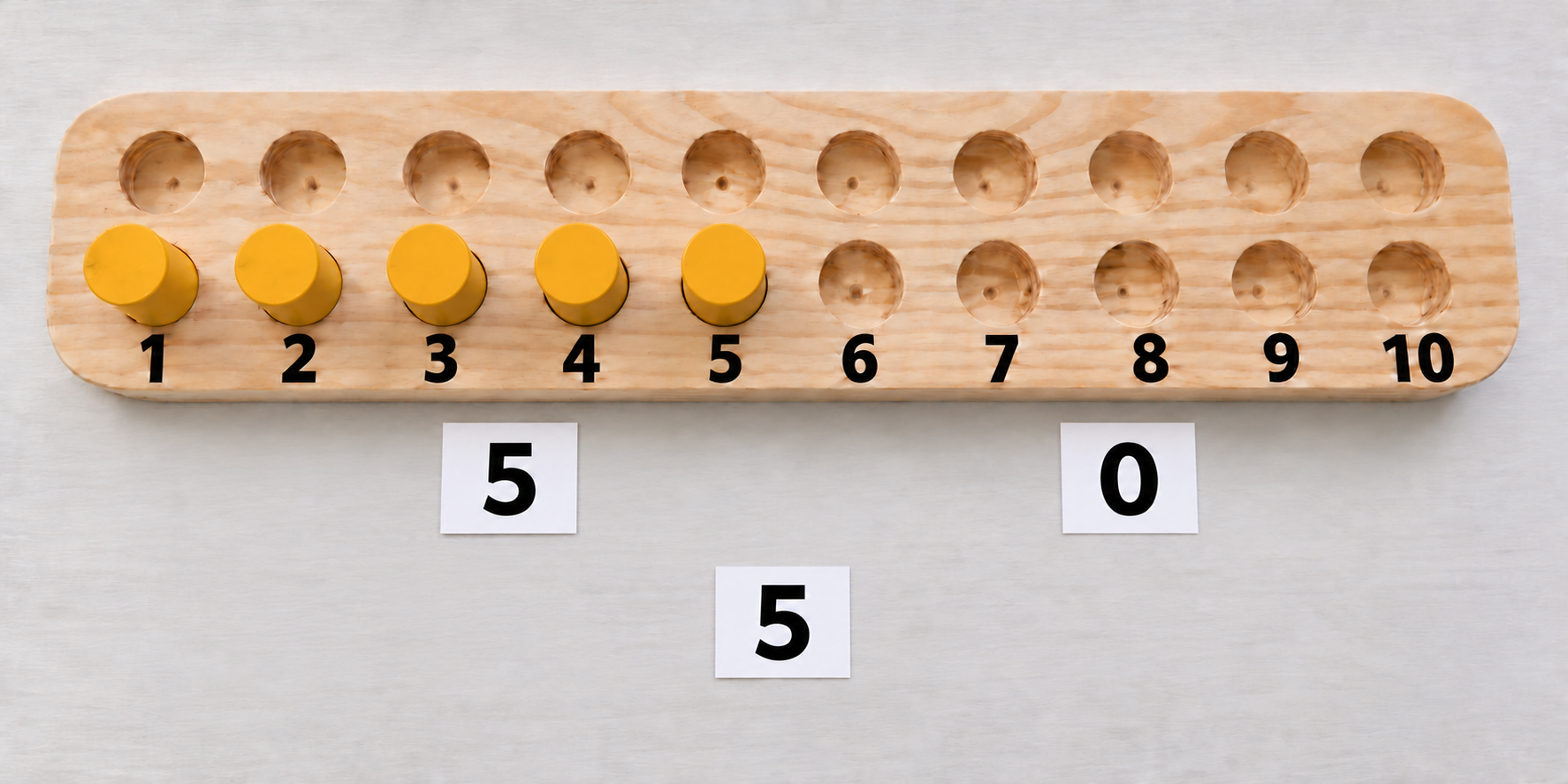 Пять жёлтых столбиков